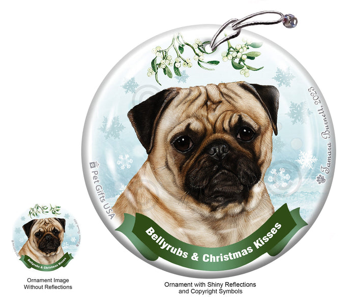 Bellyrubs and Christmas Kisses Ornaments
