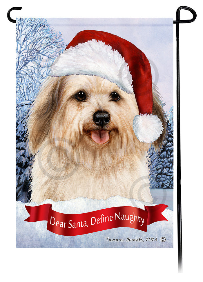 Dear Santa, Define Naughty Garden Flags