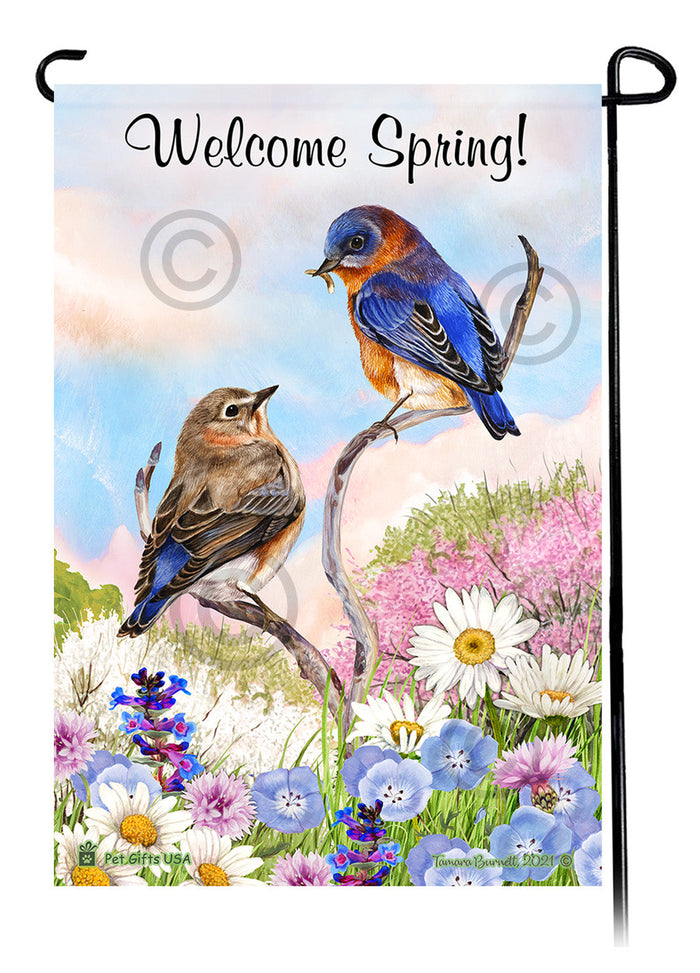 Welcome Spring Garden Flags