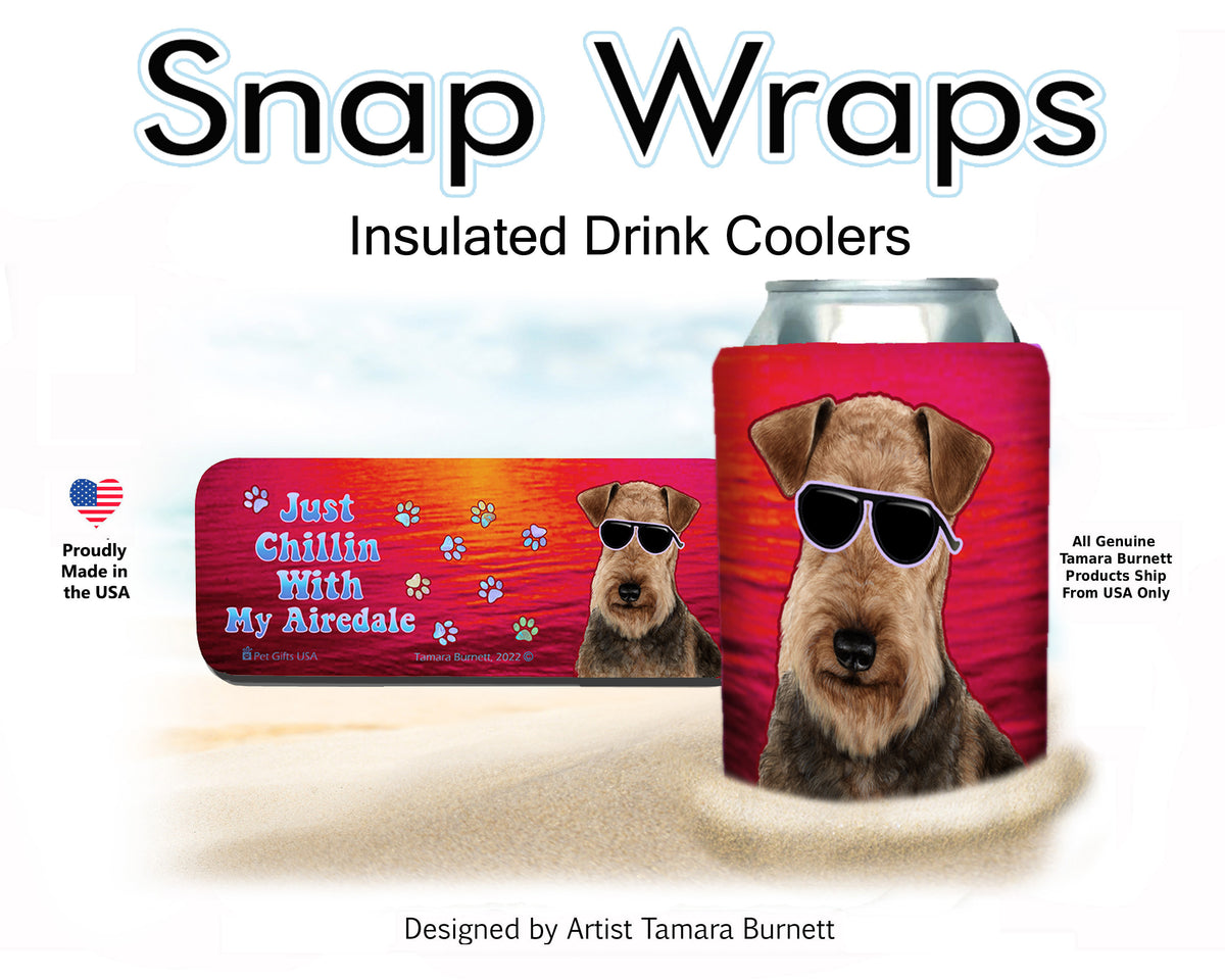 Airedale Snap Wrap Cozy