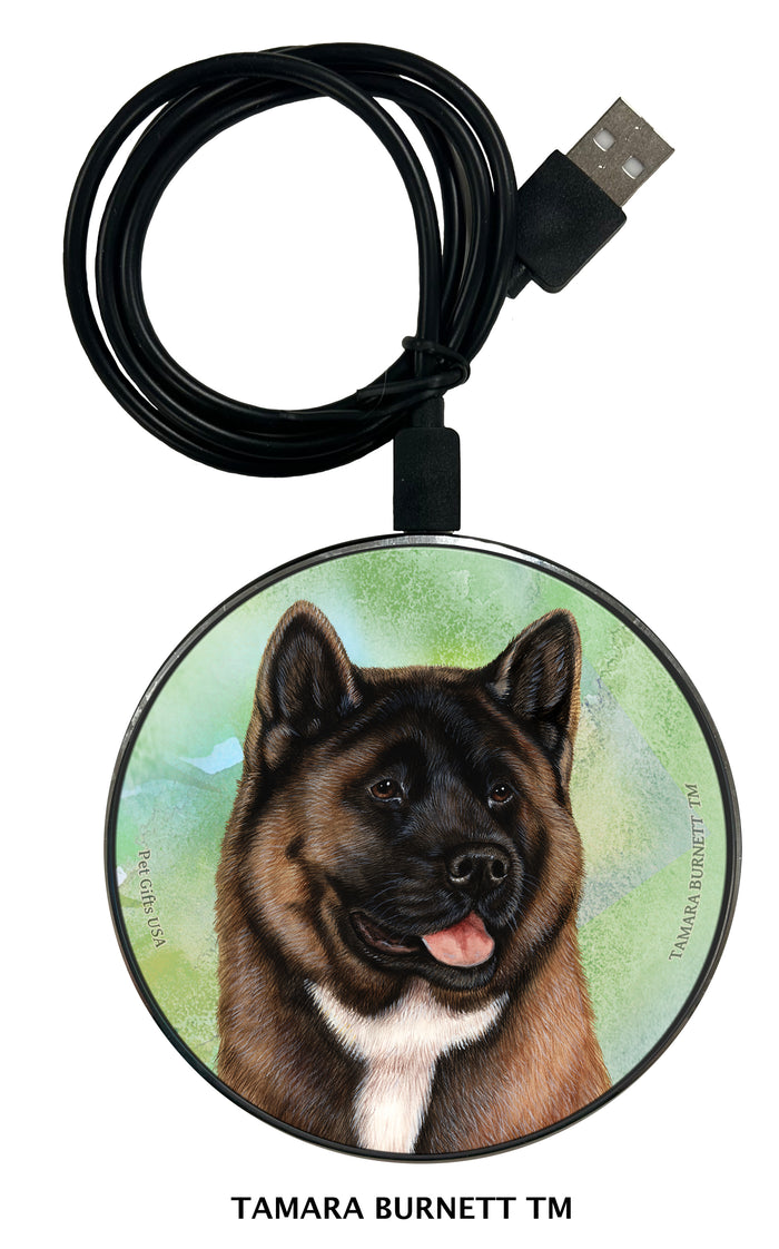 Akita Red Zoomies Wireless Charger