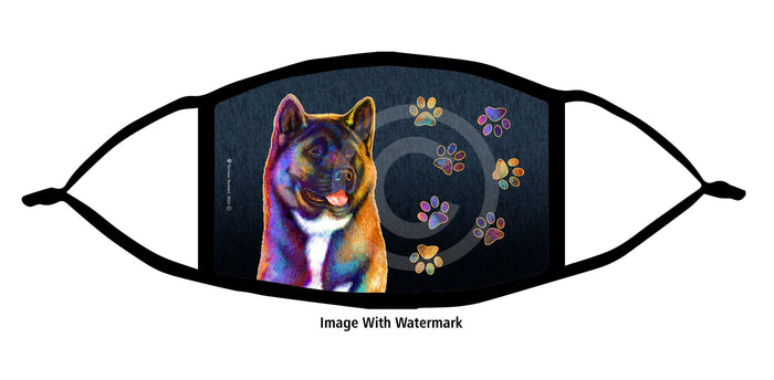 Akita Red Face Mask