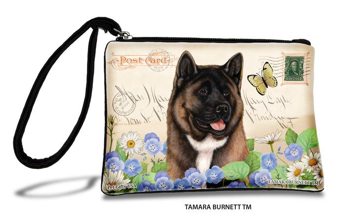 Akita Red Zippees Pet Pouch