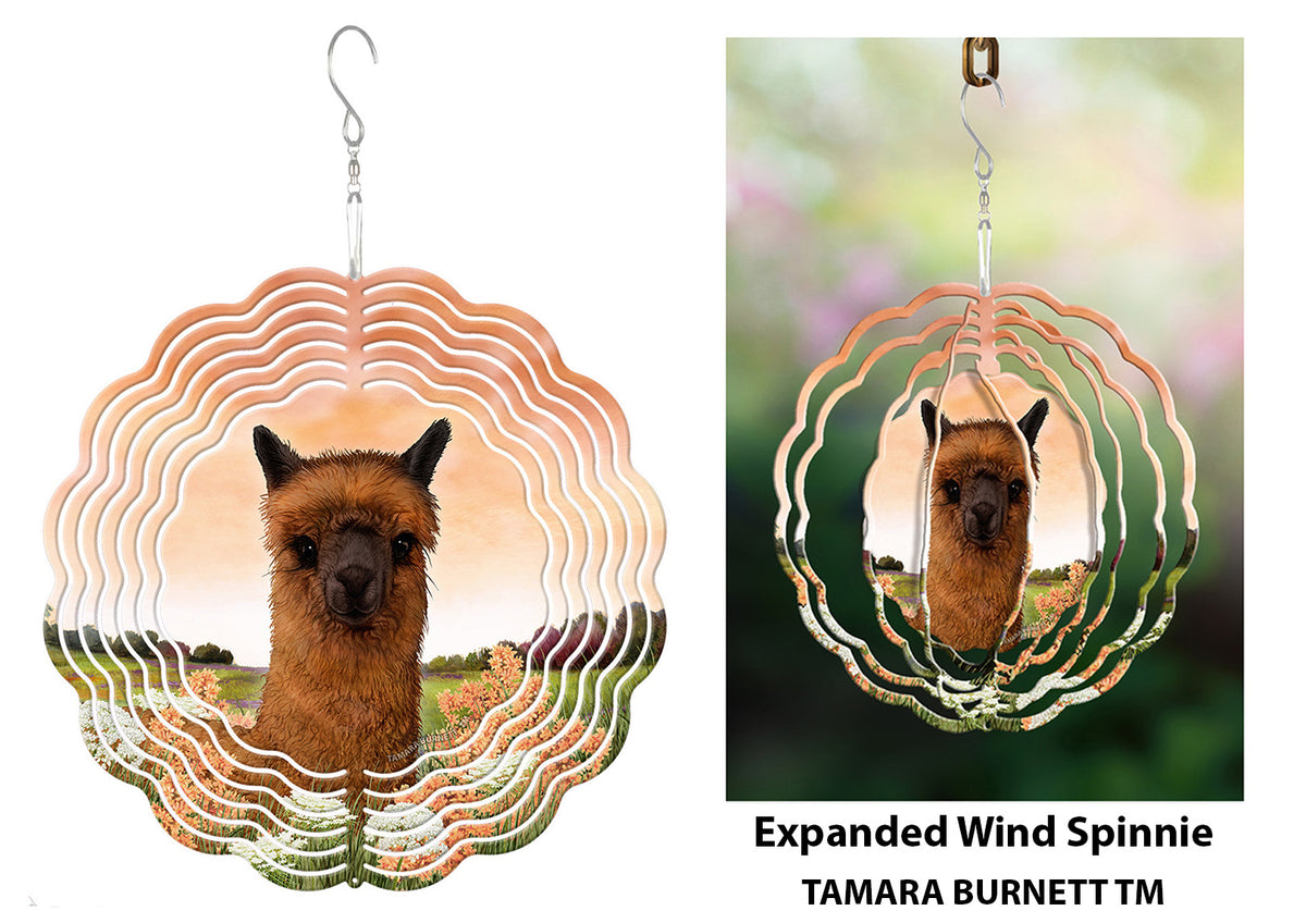 Alpaca Brown Wind Spinner