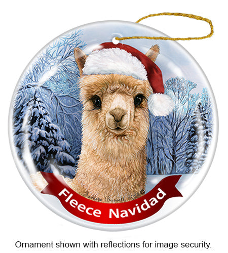 Alpaca Fawn Ornament