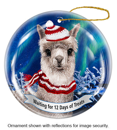 Alpaca Silver Ornament