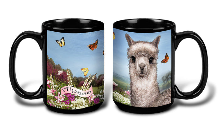 Alpaca Silver - Garden Party Fun Mug 15 oz