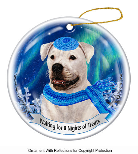 American Bulldog Hanukkah Ornament
