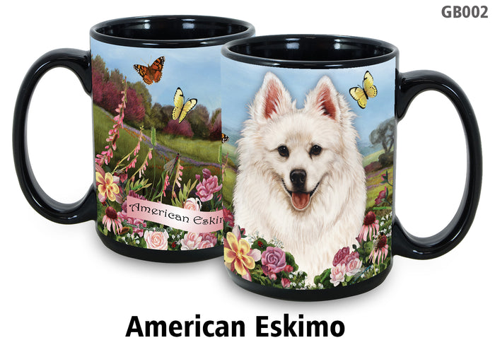 American Eskimo - Garden Party Fun Mug 15 oz