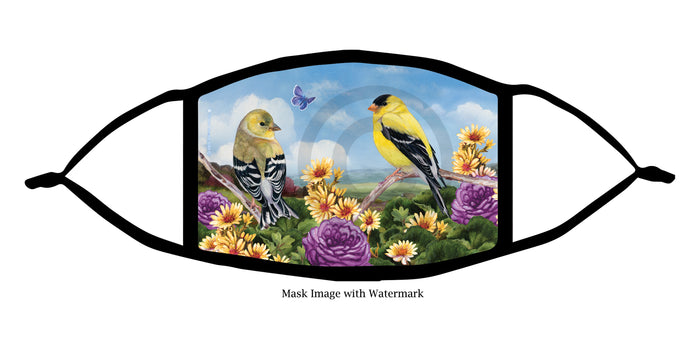 American Goldfinch Face Mask