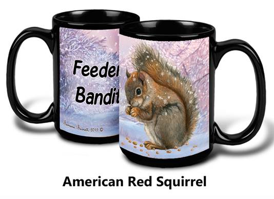 Squirrel Winter Mug 15 oz