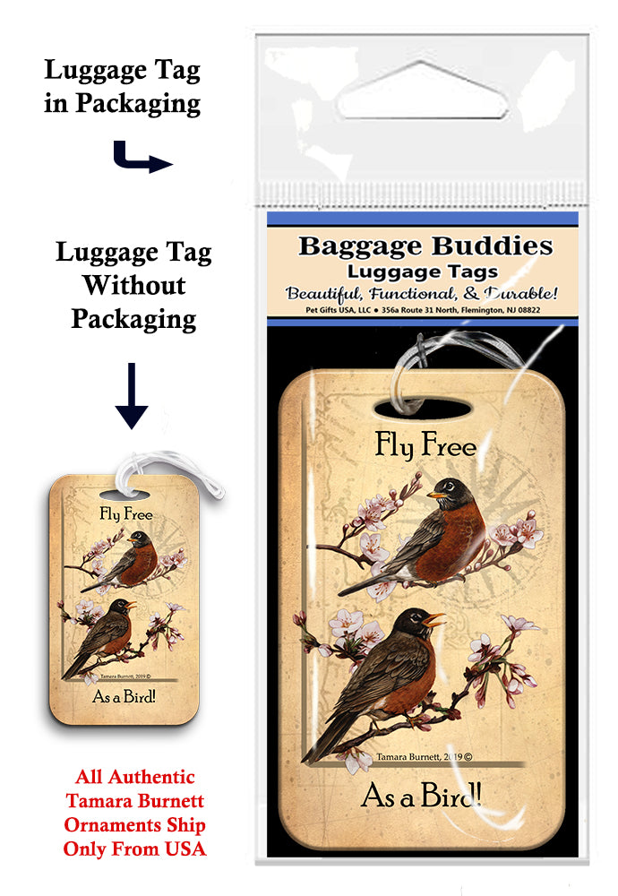American Robin Baggage Buddies
