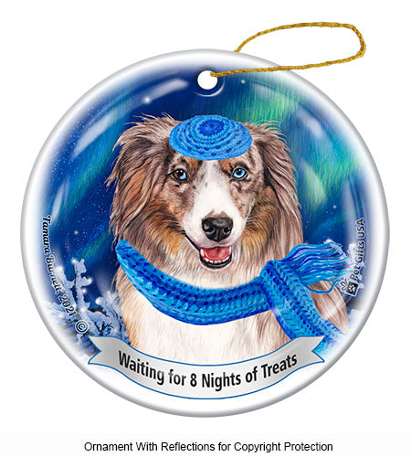 American Shepherd Red Merle Ornament
