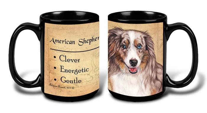 American Shepherd (Red Merle) - My Faithful Friends Mug 15 oz