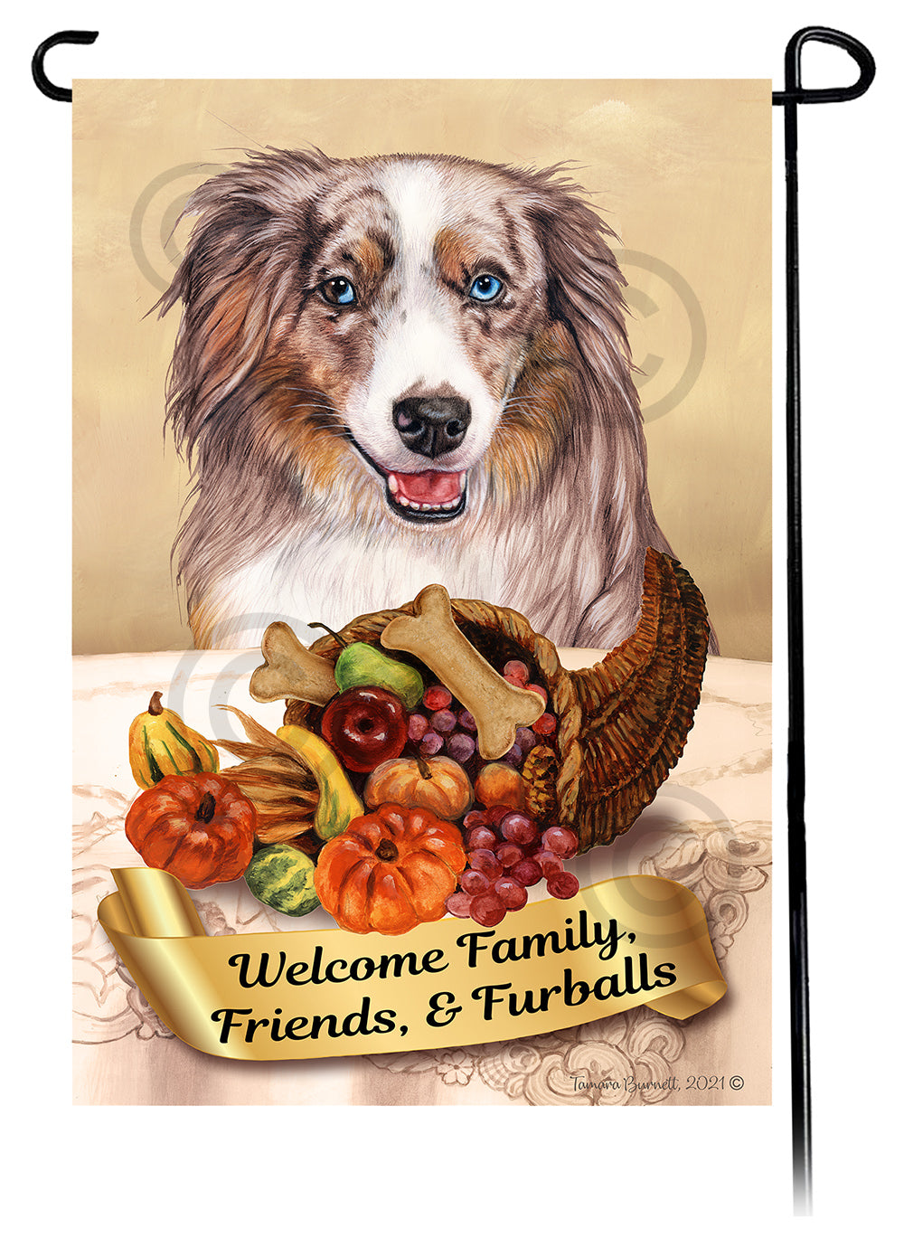Shepherd Thanksgiving - Garden Flag