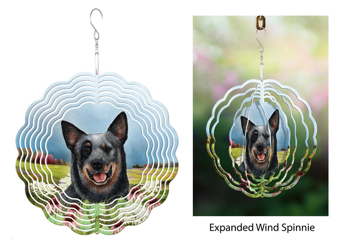 Australian Cattle Dog Blue Heeler Wind Spinner
