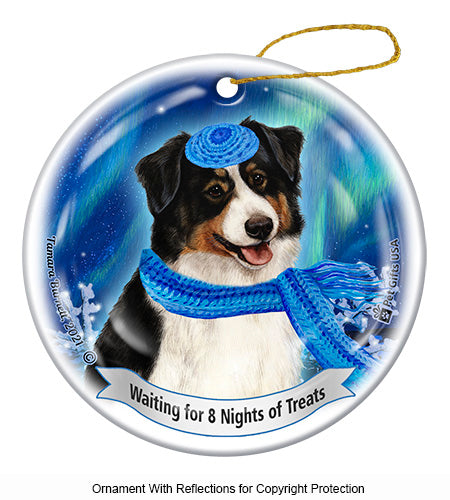 Australian Shepherd Hanukkah Ornament