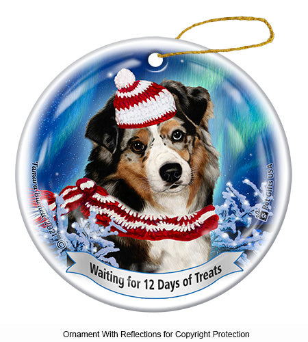 Australian Shepherd 12 Days of Treats Ornament