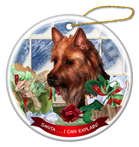 Australian Terrier - Santa I Can Explain Ornament