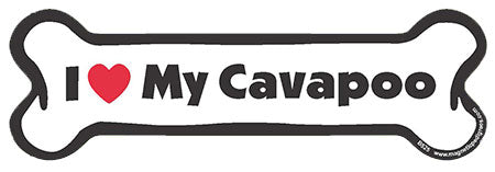 Cavapoo Bone Shaped Magnets
