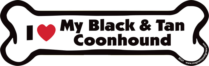 Coonhound Bone Shaped Magnets