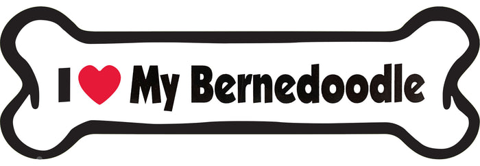 Bernedoodle Bone Shaped Magnets