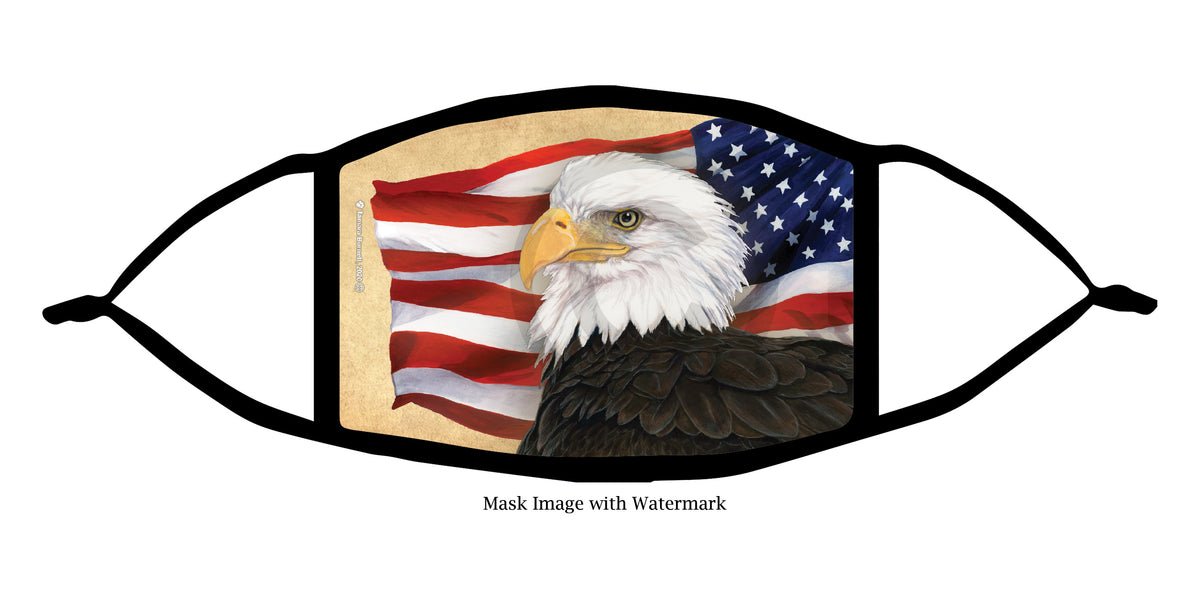 Bald Eagle Face Mask