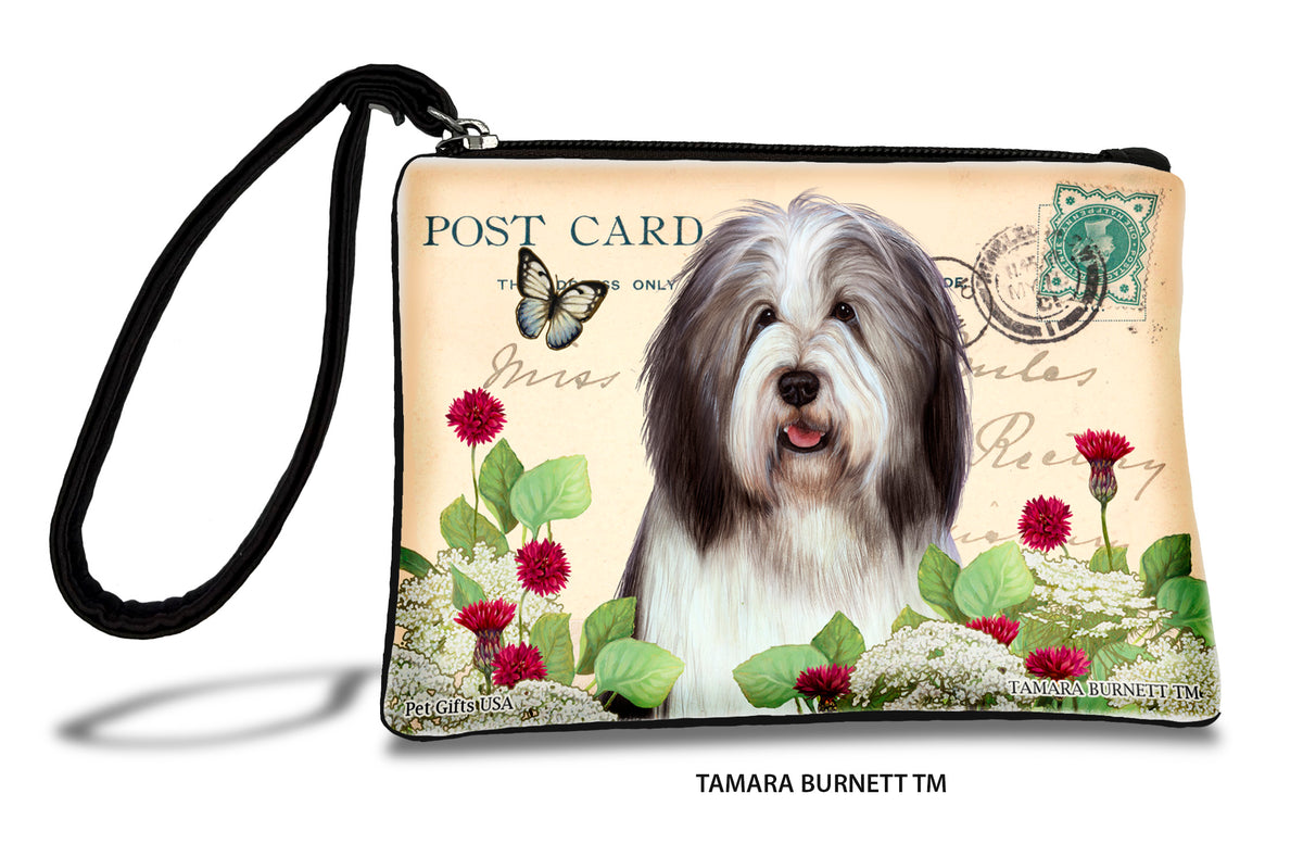 Bearded Collie Grey And White Zippees Pet Pouch