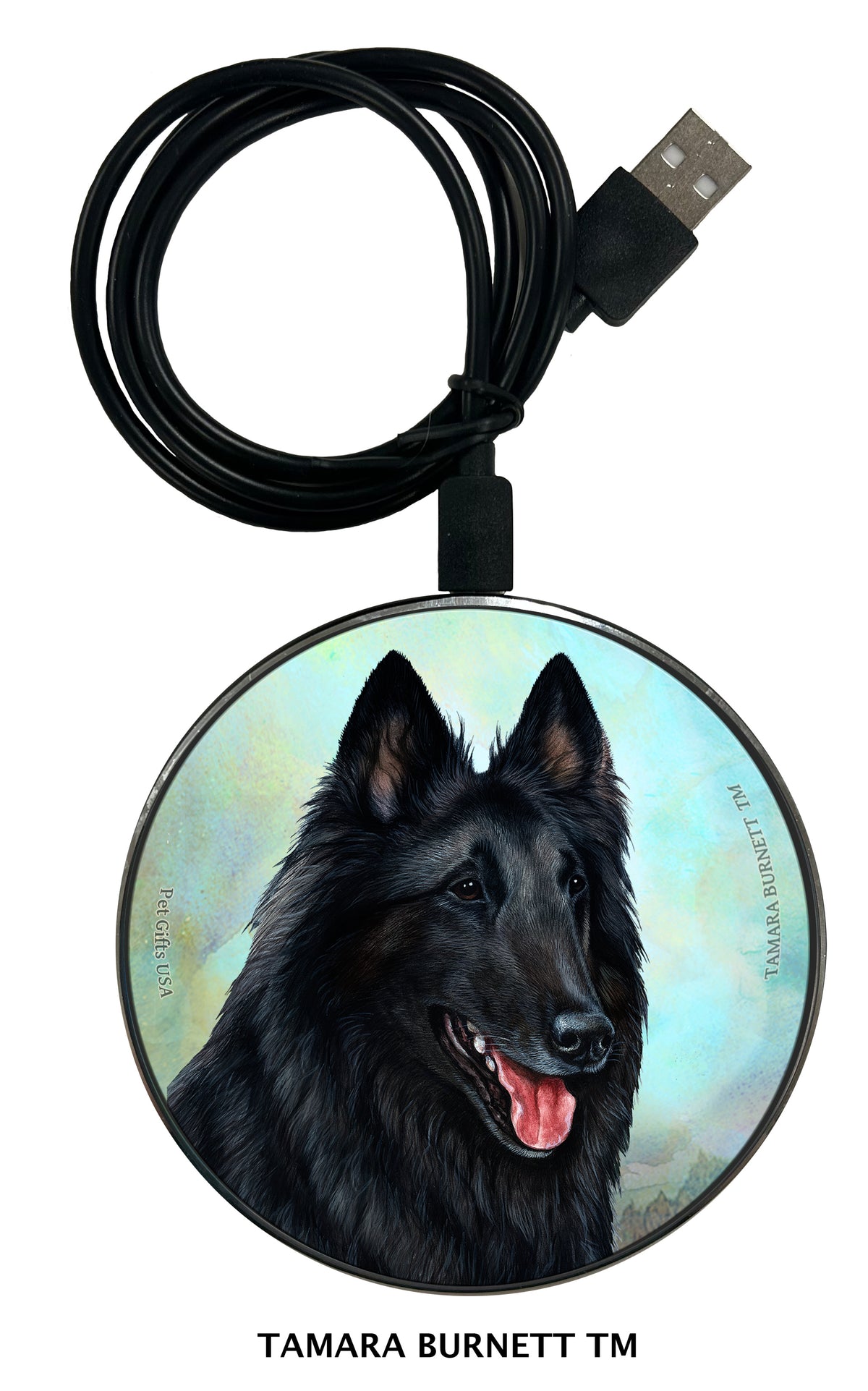 Belgian Sheepdog Style 2 Zoomies Wireless Charger