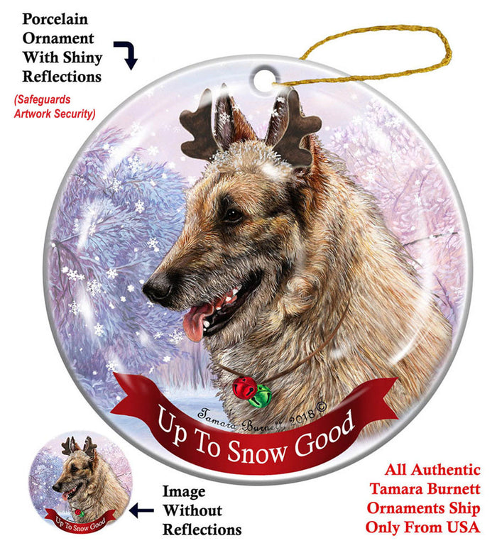 Belgian Laekenois - Up To Snow Good Ornament