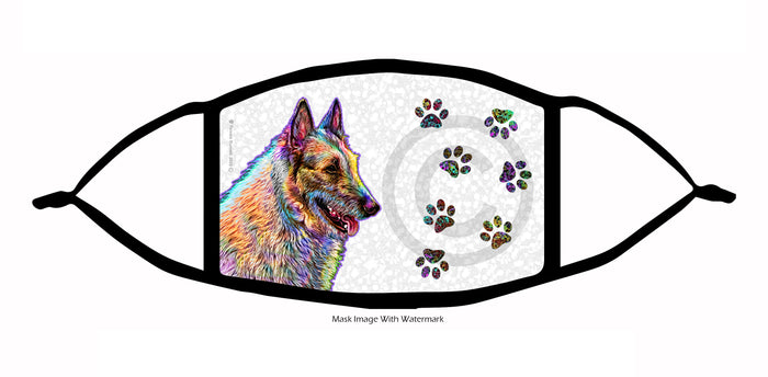 Belgian Tervuren (Fawn) Face Mask