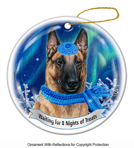 Belgian Malinois Light Fawn Ornament
