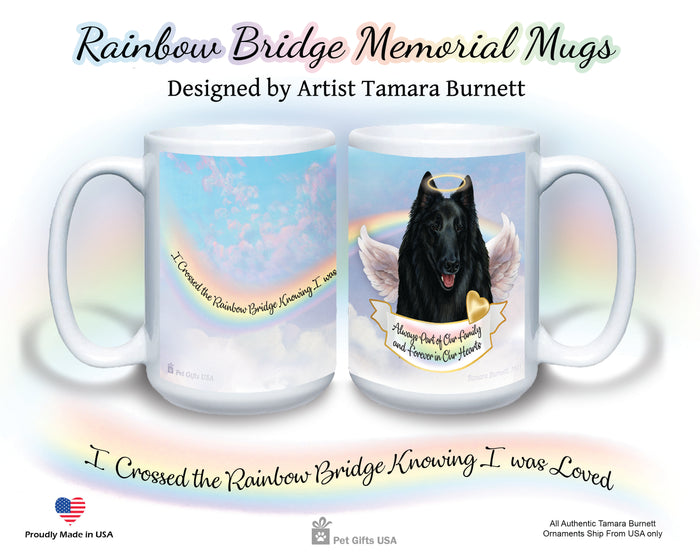 Belgian Sheepdog Style 1 Memorial Mug 15 oz