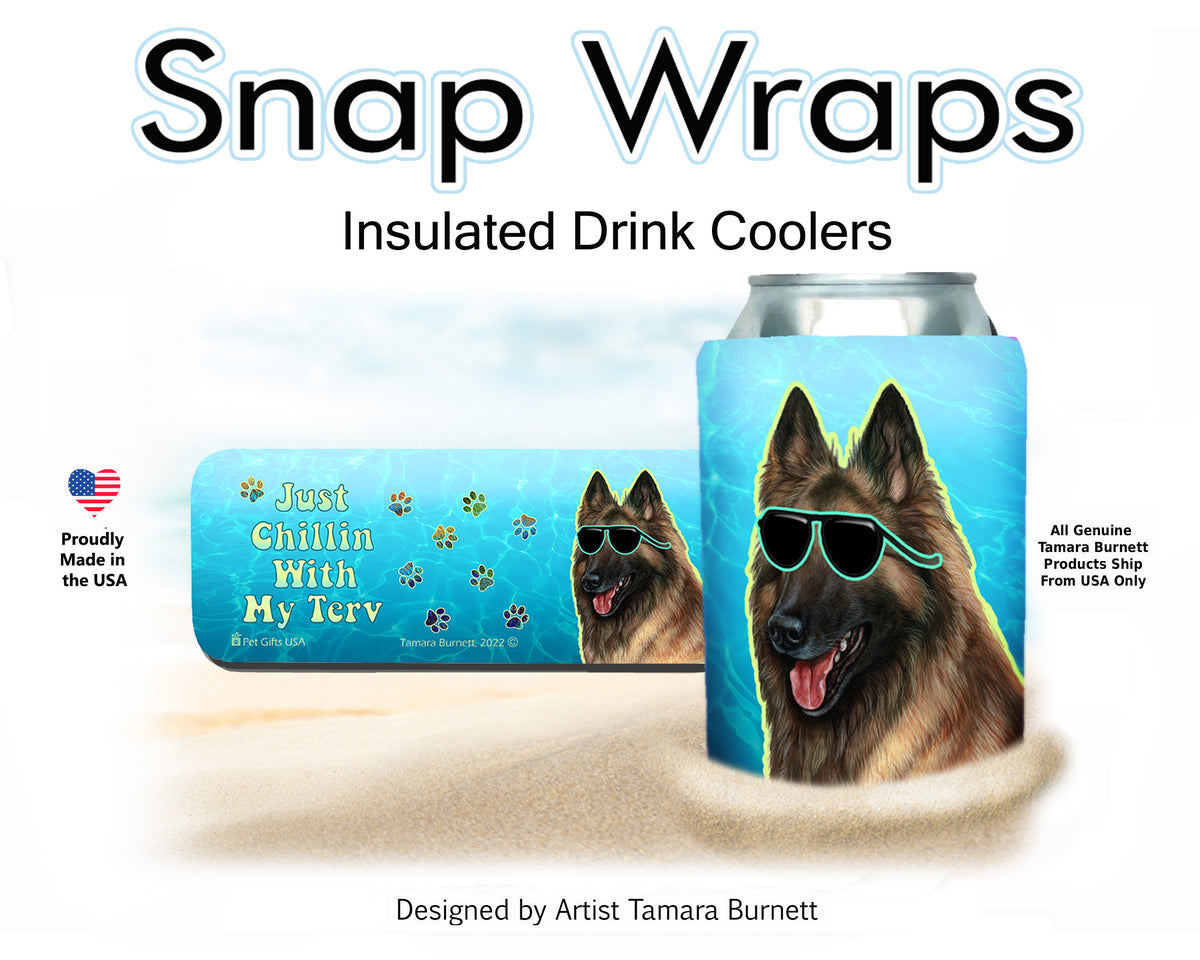 Belgian Tervuren Fawn Snap Wrap Cozy
