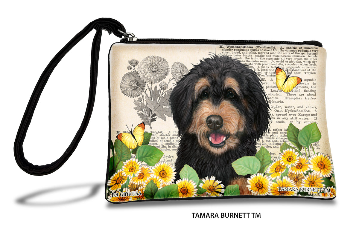 Bernedoodle Black And Tan Zippees Pet Pouch