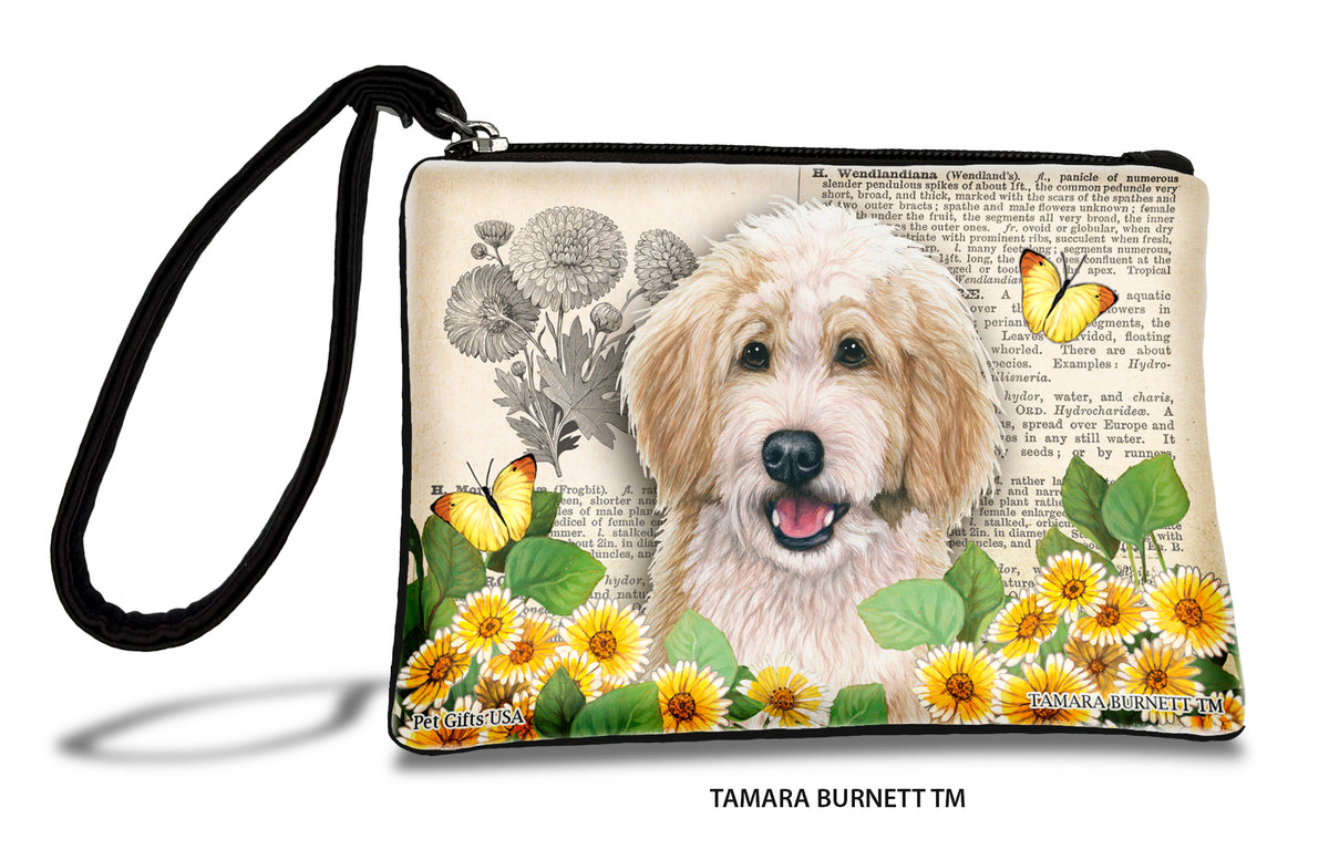 Bernedoodle Blonde And White Zippees Pet Pouch