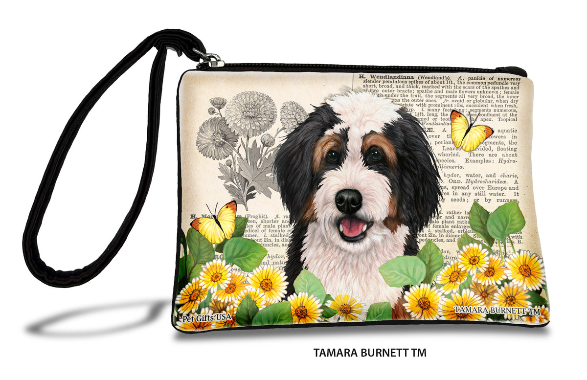 Bernedoodle Tri Zippees Pet Pouch