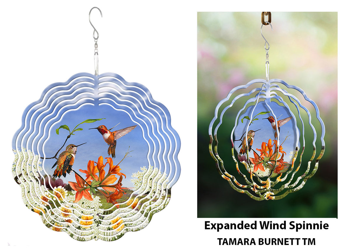 Rufous Hummingbird Wind Spinner