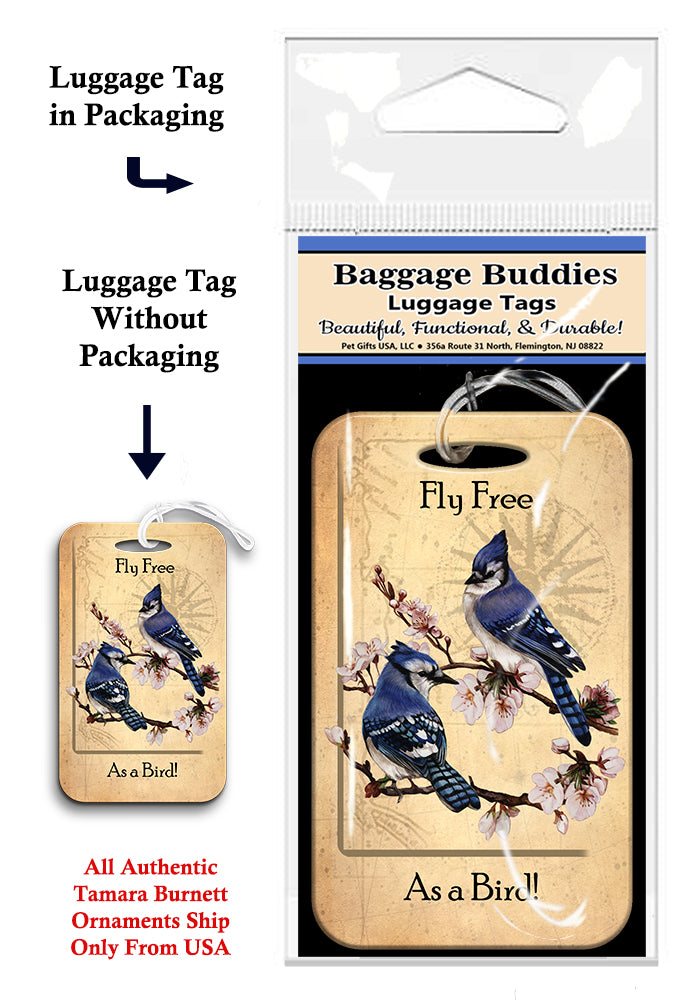 Eastern Blue Jay Baggage Buddies
