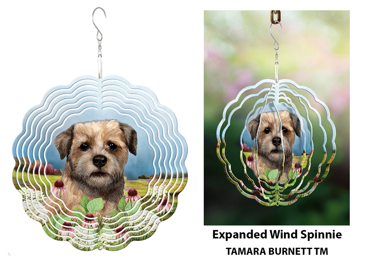 Border Terrier Wind Spinner