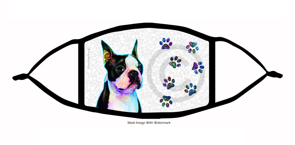 Boston Terrier Face Mask
