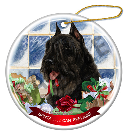 Bouvier des Flandres Black Ornament