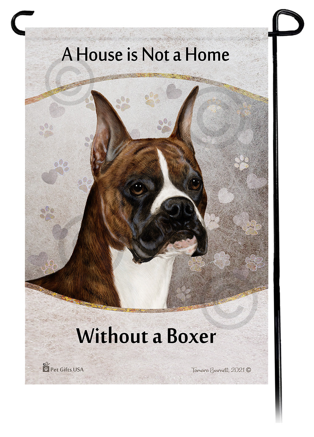 Boxer House Is Not A Home - Garden Flag