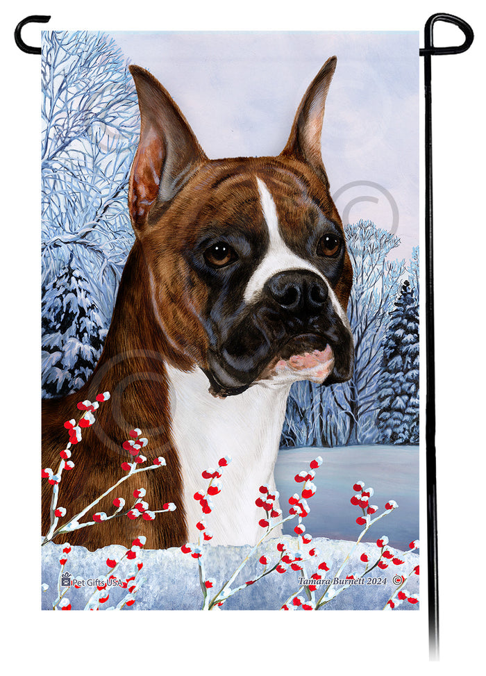 Boxer Winterberries Garden Flags