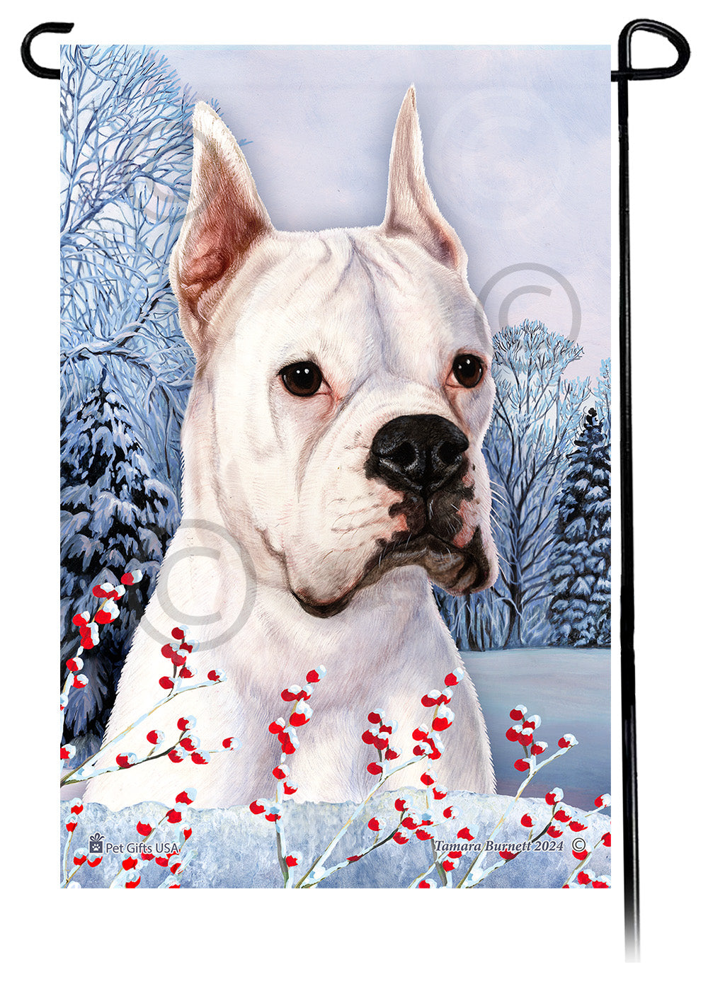 Boxer Winterberries - Garden Flag