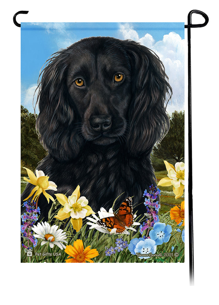 Boykin Spaniel Summer Flowers Garden Flags