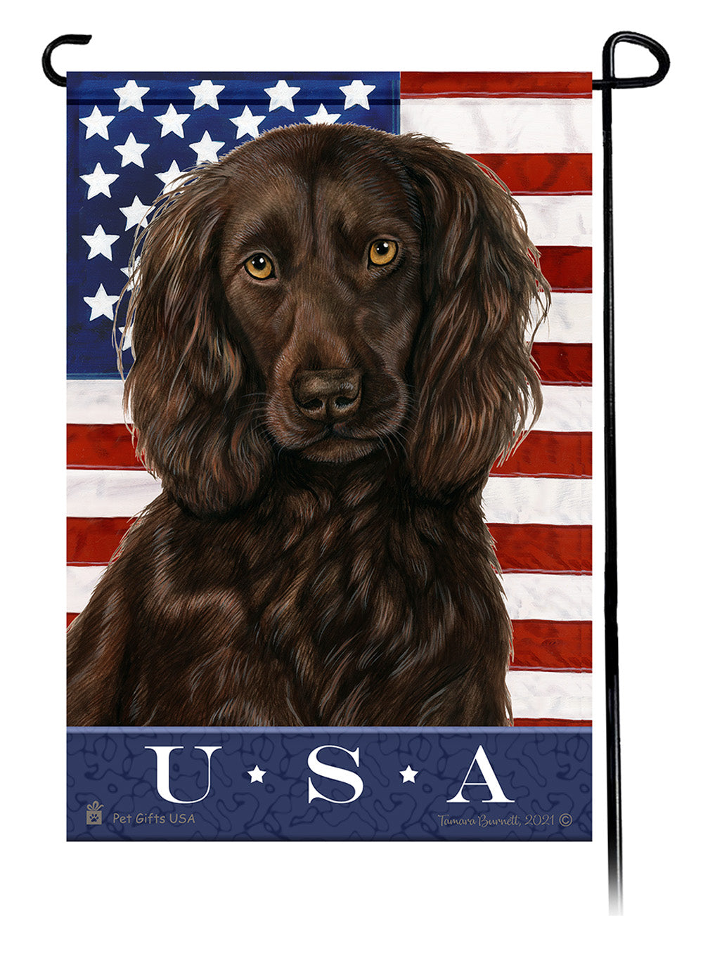 Boykin Spaniel True Blue - Garden Flag