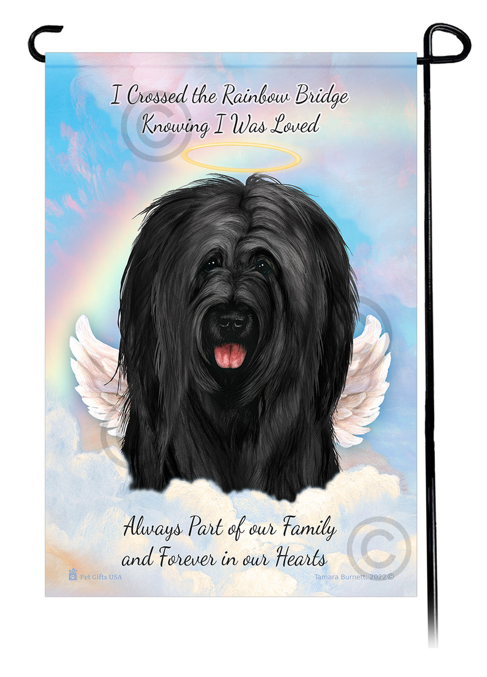 Briard Memorial - Garden Flag