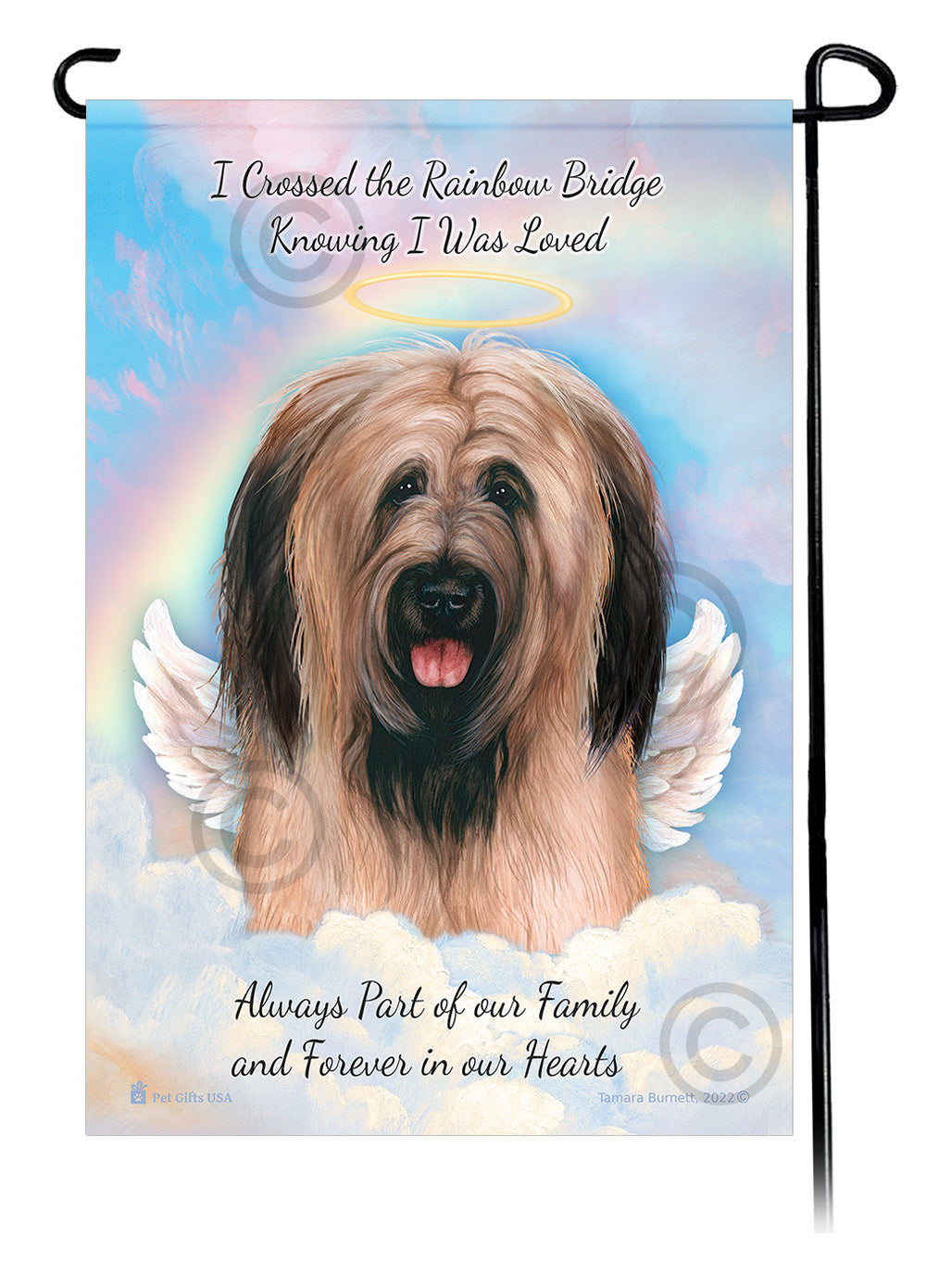 Briard Memorial - Garden Flag