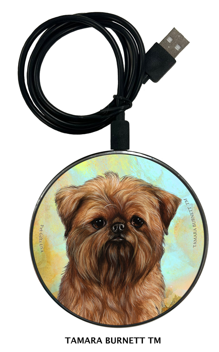 Brussels Griffon Zoomies Wireless Charger
